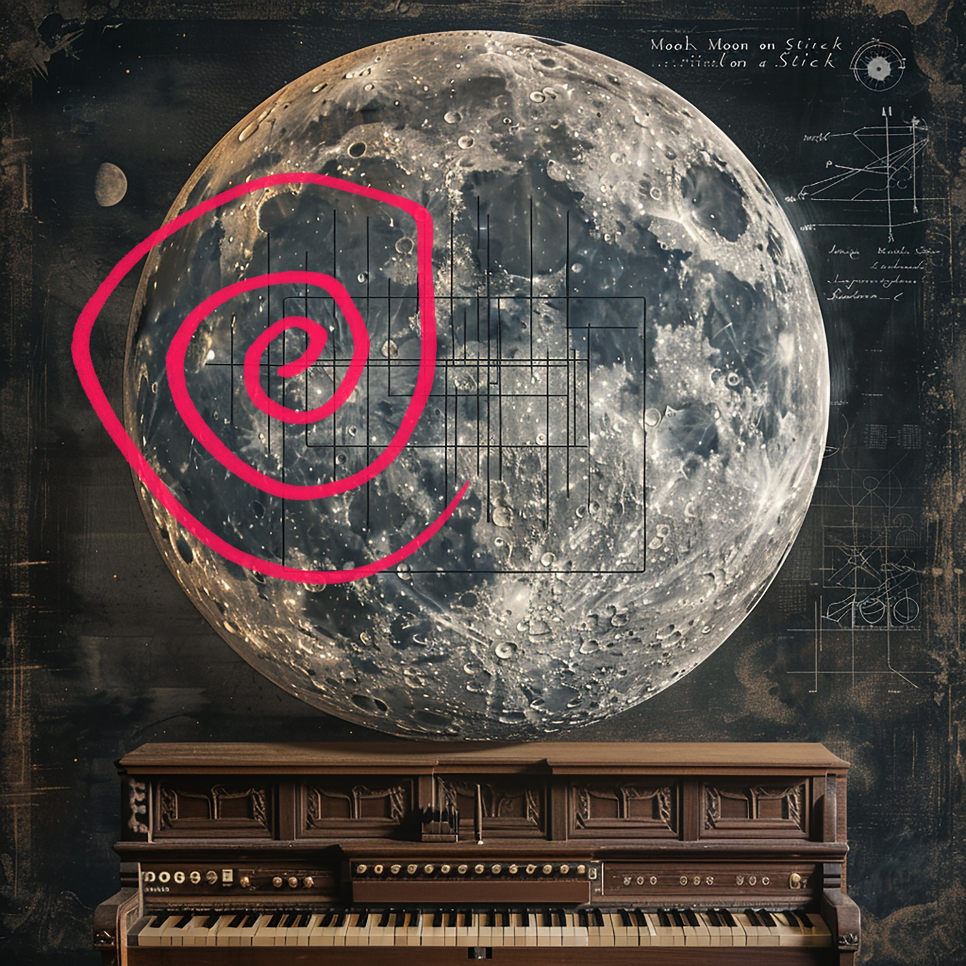 Moon on a stick